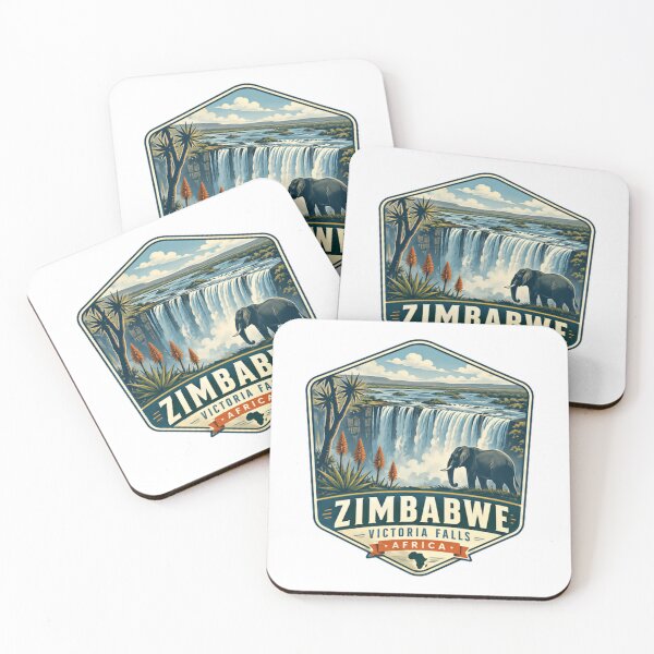 Item preview, Zimbabwe Victoria Falls Africa Travel Destination Elephant designed and sold by Simsimah26Parks.