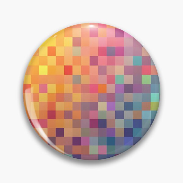 Item preview, Colorful Pixel Mosaic designed and sold by shelteredinside.