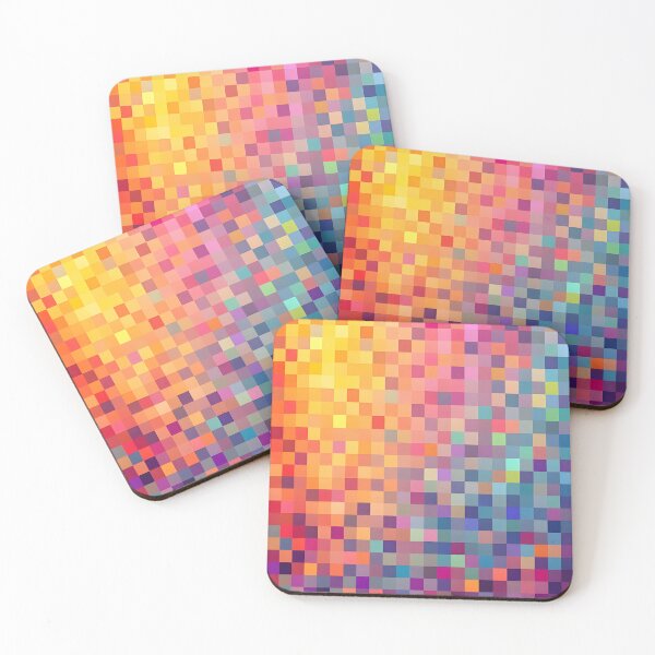 Item preview, Colorful Pixel Mosaic designed and sold by shelteredinside.