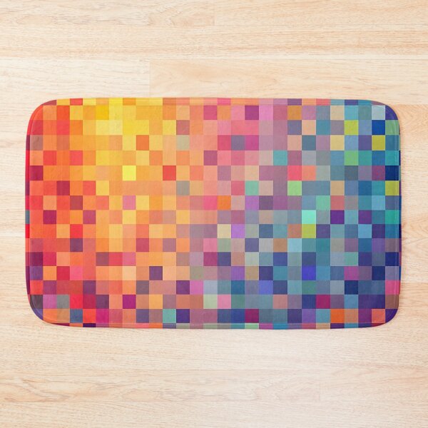 Item preview, Colorful Pixel Mosaic designed and sold by shelteredinside.