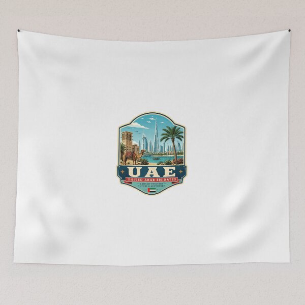 Item preview, UAE United Arab Emirates Land Of Heritage - Future & Adventure Travel Souvenir designed and sold by Simsimah26Parks.
