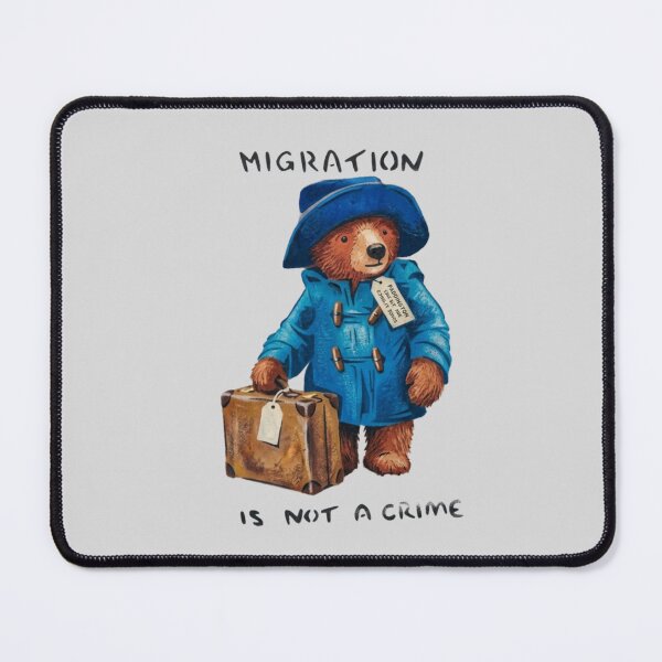 Item preview, Banksy - Migration is not a crime designed and sold by 123ks.