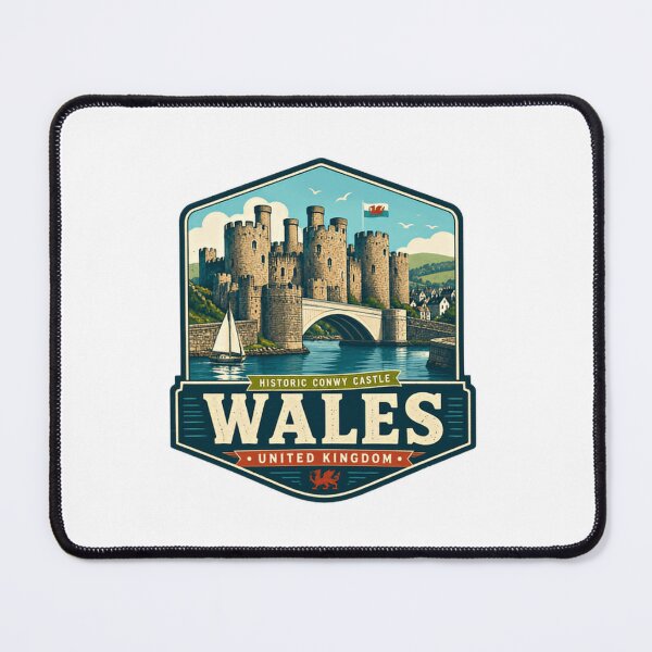 Item preview, Historic Conwy Castle Wales United Kingdom Welsh Travel Tourist designed and sold by Simsimah26Parks.