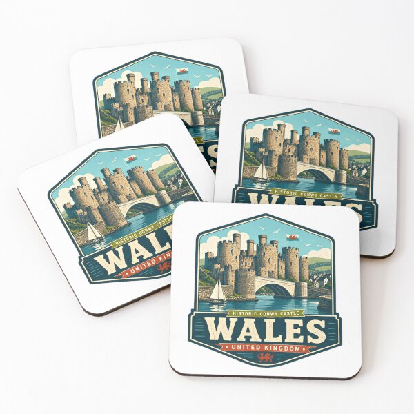 Item preview, Historic Conwy Castle Wales United Kingdom Welsh Travel Tourist designed and sold by Simsimah26Parks.
