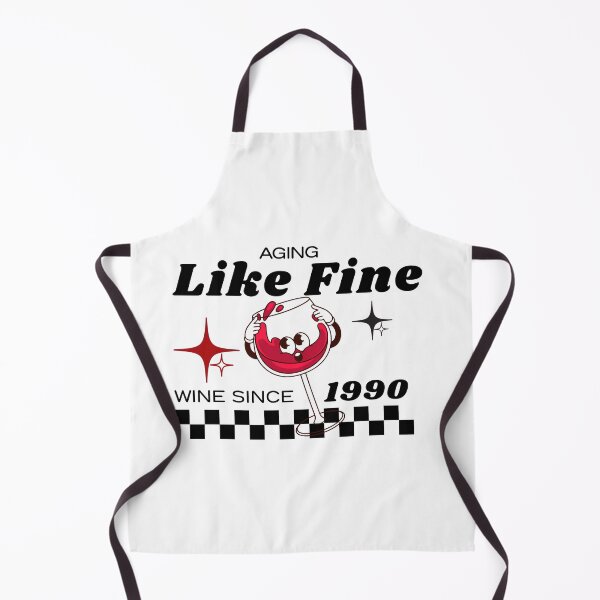 Item preview, Aging Like Fine Wine Since 1990 | Funny Wine Lover Birthday Gift designed and sold by luckyhue.
