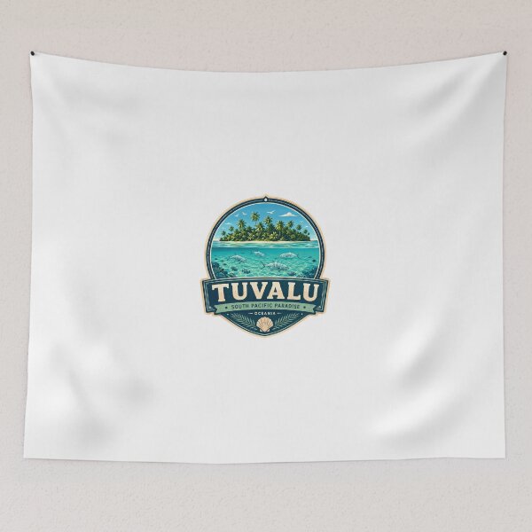Item preview, Tuvalu South Pacific Paradise Oceania Island Traveler Vacation designed and sold by Simsimah26Parks.