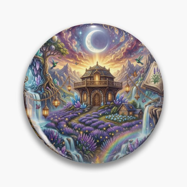 Item preview, Celestial Sanctuary | Mystic Temple of the Cosmic Phoenix designed and sold by Origamoart.