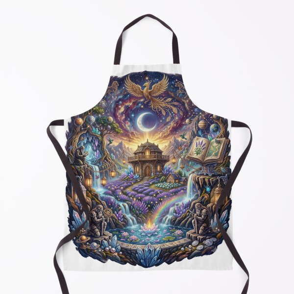 Item preview, Celestial Sanctuary | Mystic Temple of the Cosmic Phoenix designed and sold by Origamoart.