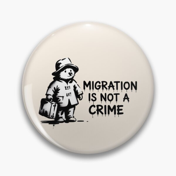 Item preview, Banksy - Migration is not a crime designed and sold by 123ks.