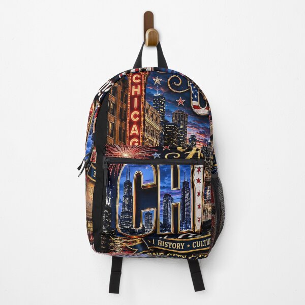 Item preview, Happy Chicago the Windy City USA -Celebrating the Spirit of Chicago designed and sold by DBM Photo Art 1.