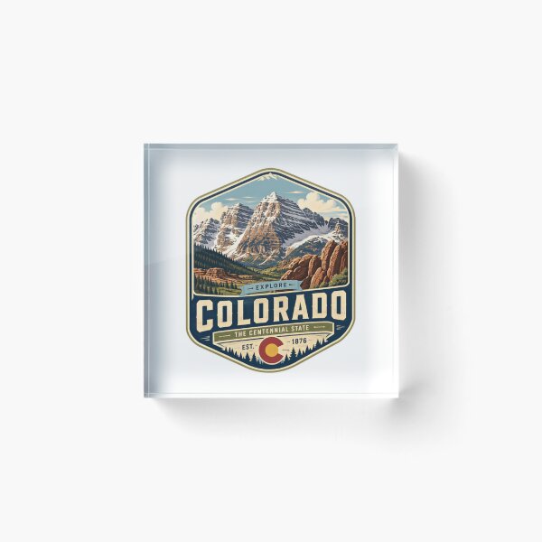 Item preview, Explore Colorado The Centennial State Est. 1876 Mountains Travel Adventure designed and sold by Simsimah26Parks.