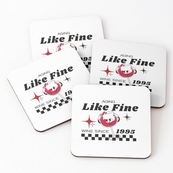Item preview, Aging Like Fine Wine Since 1995 | Funny Wine Lover Birthday Gift designed and sold by luckyhue.