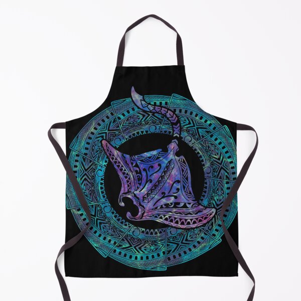 Item preview, Polynesian Tribal Manta Ray Badge — Cosmic Oceanic Graphic designed and sold by sunnthreads.