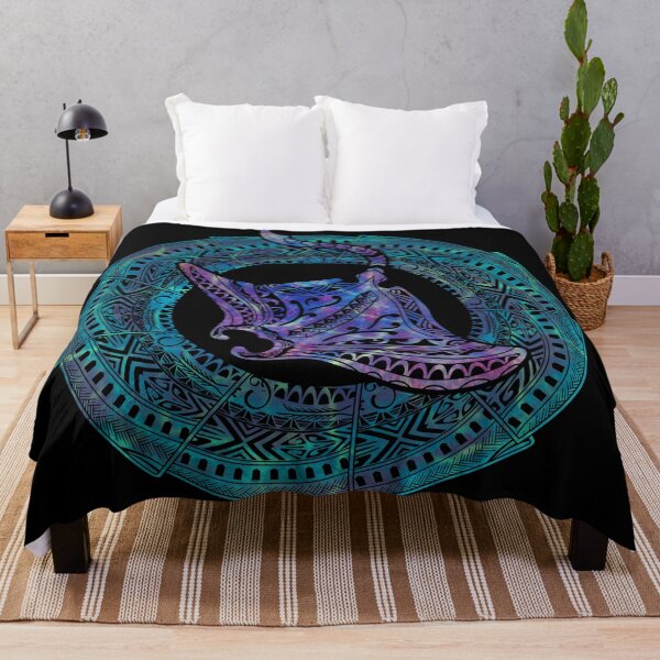 Item preview, Polynesian Tribal Manta Ray Badge — Cosmic Oceanic Graphic designed and sold by sunnthreads.