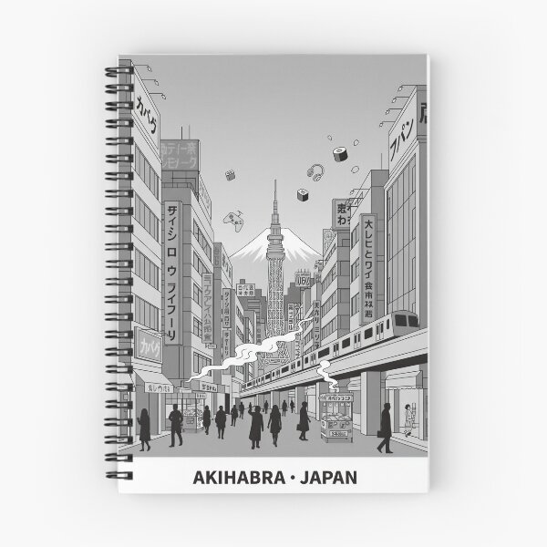 Item preview, Akihabara Japan Minimalist Monochrome designed and sold by Aminlazir.