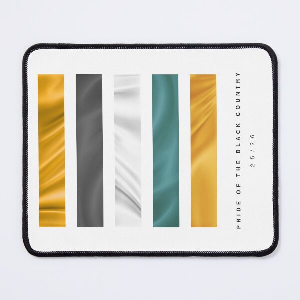 Item preview, ‘Pride of The Black Country’ 25/26 Football Kit Hue Palette - Gold & Black designed and sold by The Colourful Game.