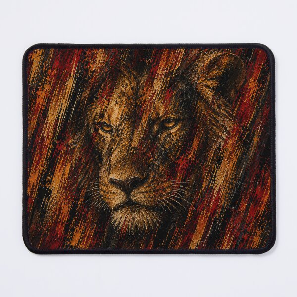 Item preview, Roaring Lion King Dark Portrait Gold and Black designed and sold by Ingorgia Studio.