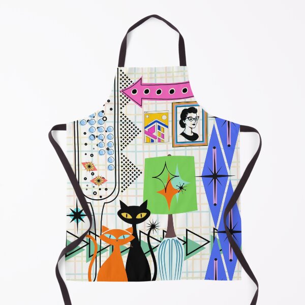 Item preview, Mid Century Modern Atomic Cats designed and sold by Visual Vestibule.