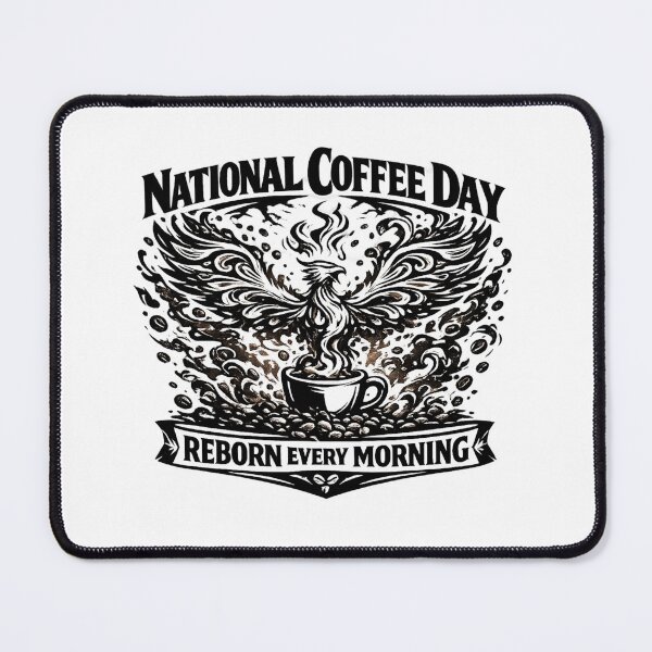 Item preview, Reborn Every Morning National Coffee Day Phoenix Coffee designed and sold by irfanshikh.