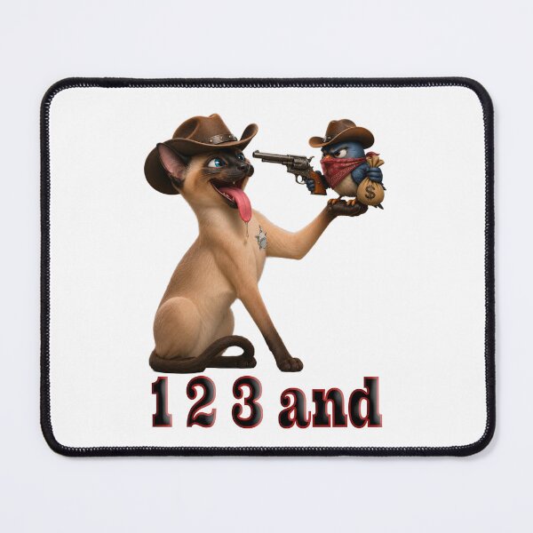 Item preview, Siamese Cats. 1 2 3 and designed and sold by SmARTNiki.