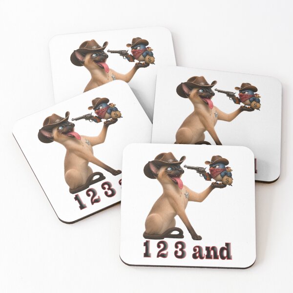 Item preview, Siamese Cats. 1 2 3 and designed and sold by SmARTNiki.