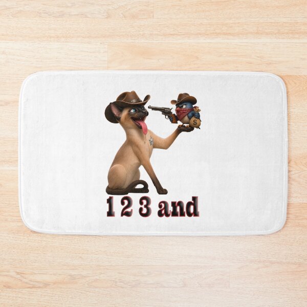 Item preview, Siamese Cats. 1 2 3 and designed and sold by SmARTNiki.