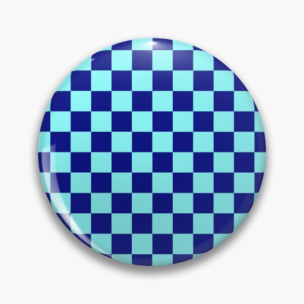 Item preview, Dark Blue and Light Blue Chequered Pattern designed and sold by Jeallan Designs.