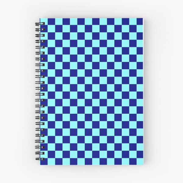 Item preview, Dark Blue and Light Blue Chequered Pattern designed and sold by Jeallan Designs.