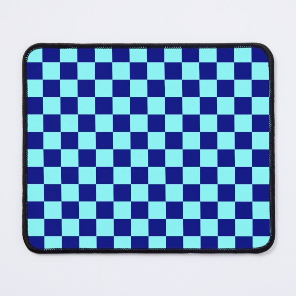 Item preview, Dark Blue and Light Blue Chequered Pattern designed and sold by Jeallan Designs.