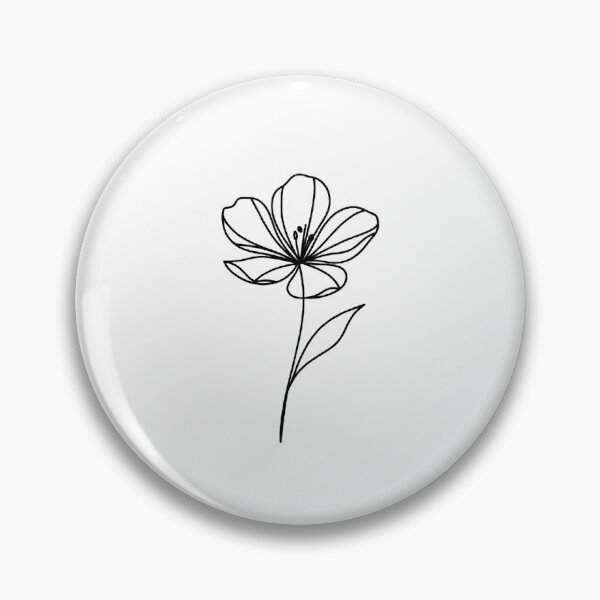Item preview, Minimalist Continuous Line Flower | Elegant Botanical Line Art designed and sold by KaroxoArts.