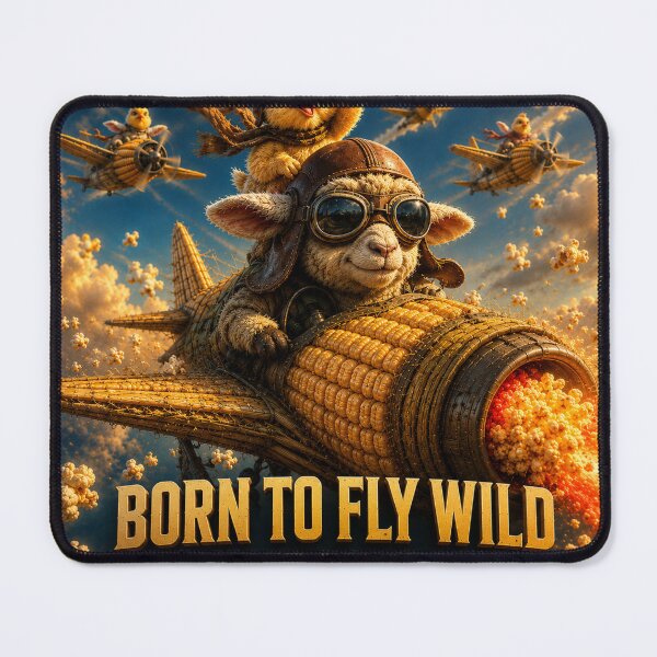 Item preview, Sheep Flying Popcorn Plane Adventure designed and sold by JBXDesigner.