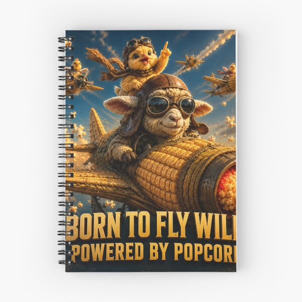 Item preview, Sheep Flying Popcorn Plane Adventure designed and sold by JBXDesigner.