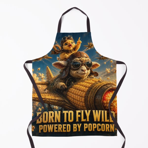 Item preview, Sheep Flying Popcorn Plane Adventure designed and sold by JBXDesigner.