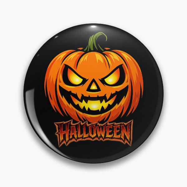 Item preview, Glowing Evil Jack‑O’-Lantern – Halloween Pumpkin Art designed and sold by Rocket&Stars.