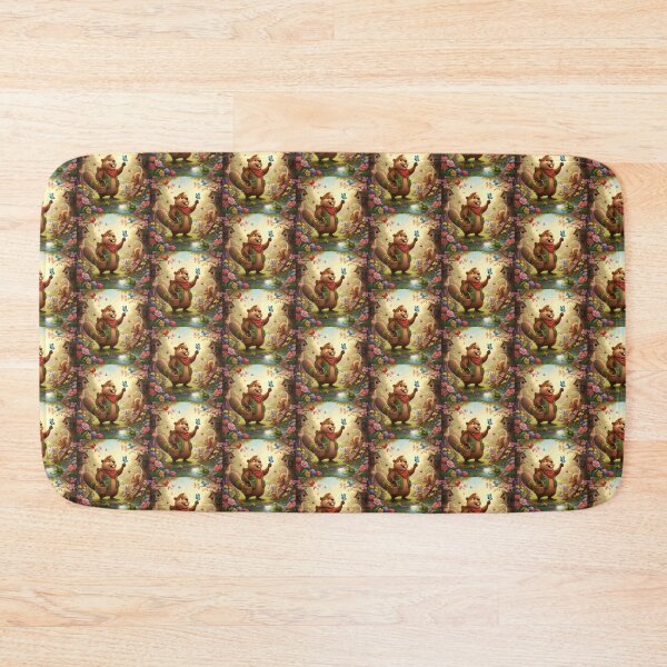 Item preview, Happy Beaver Adventures – Meadow in Full Bloom designed and sold by Clothes With Smiling Animals Walt Gral.
