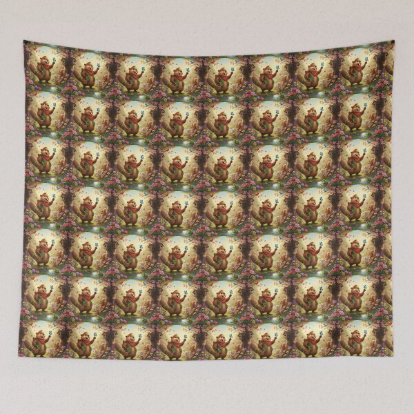 Item preview, Happy Beaver Adventures – Meadow in Full Bloom designed and sold by Clothes With Smiling Animals Walt Gral.