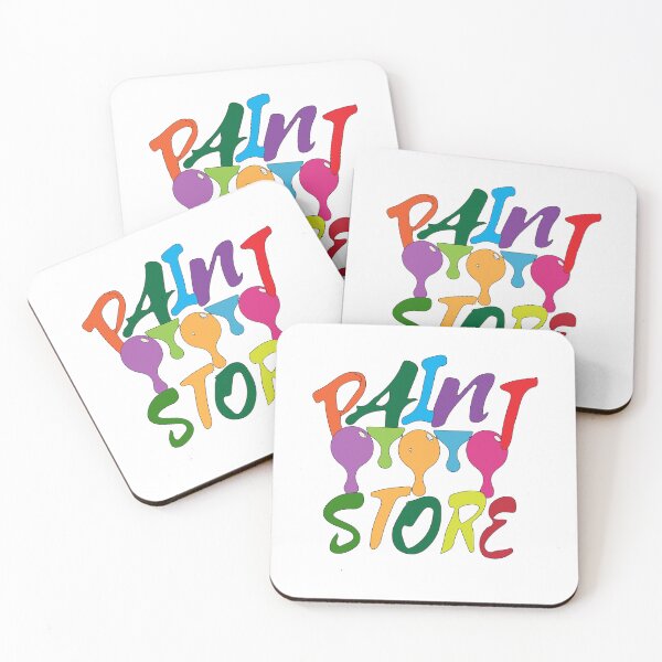 Item preview, Paint Store Calligraphic Design | Creative Artistic Typography designed and sold by LeoArt007.