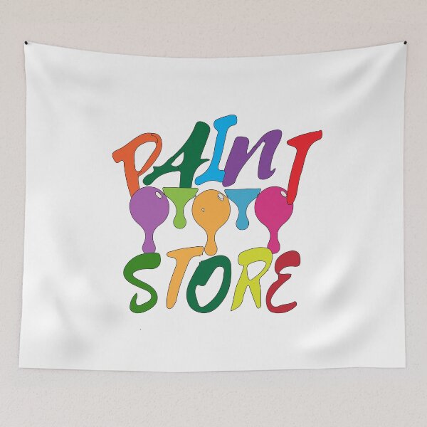 Item preview, Paint Store Calligraphic Design | Creative Artistic Typography designed and sold by LeoArt007.