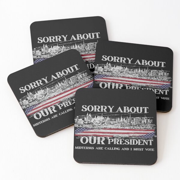 Item preview, Sorry About Our President - Midterms 2026 Are Calling, I Must Vote (Vintage Americana) designed and sold by Freedesign-home.