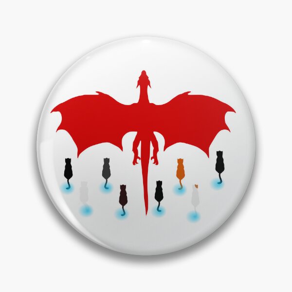Item preview, Red Dragon Uncle and cats designed and sold by RubberBandBall.