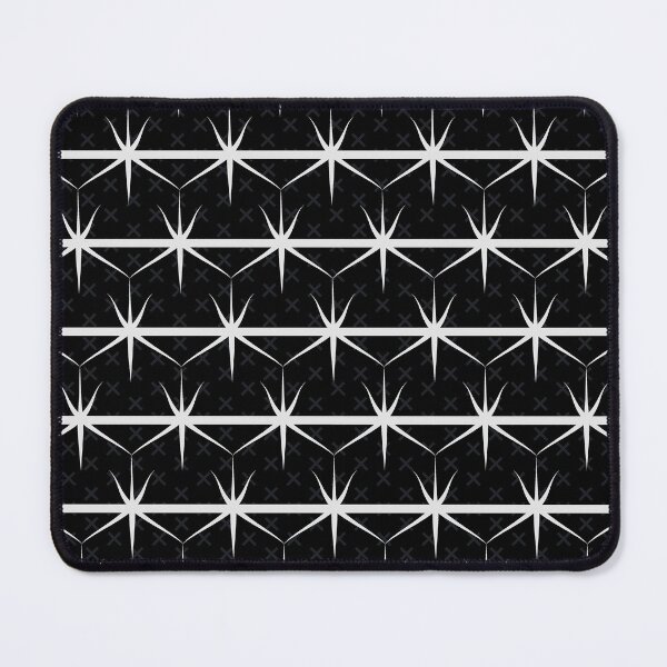 Item preview, Starry Fence Print - White and Medieval Grey designed and sold by Daniel Bevis Design.