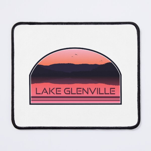 Item preview, Lake Glenville North Carolina Red Sunrise designed and sold by Esskay Designs.