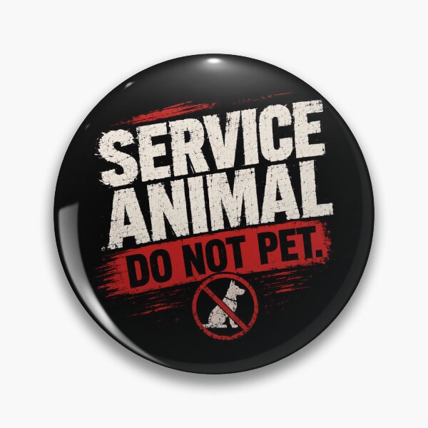 Item preview, Service Animal Do Not Pet Working Dog Handler Disability Awareness designed and sold by RetroMini2026.