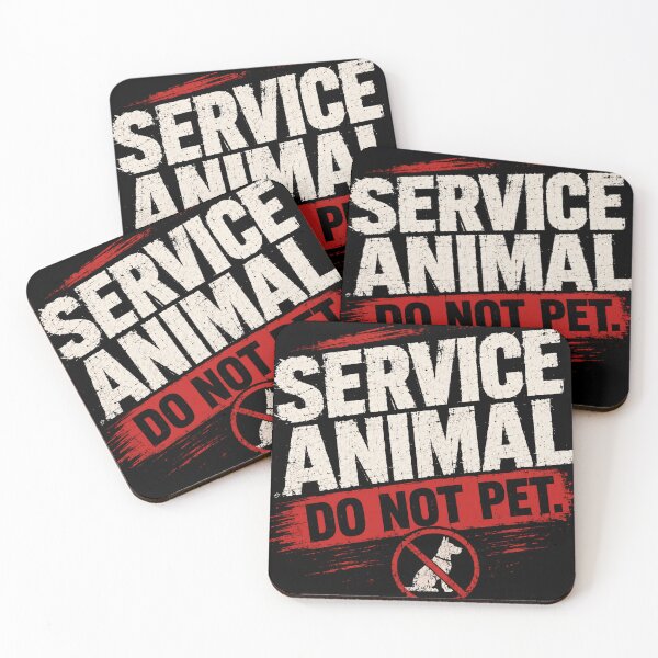 Item preview, Service Animal Do Not Pet Working Dog Handler Disability Awareness designed and sold by RetroMini2026.