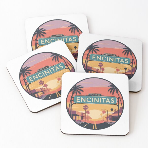 Item preview, Encinitas California: Sunset Sign designed and sold by CircinusStore.