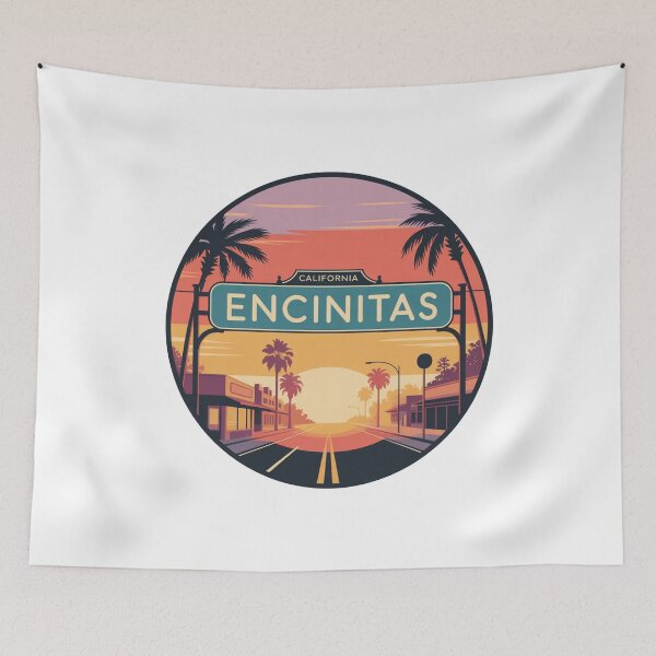 Item preview, Encinitas California: Sunset Sign designed and sold by CircinusStore.