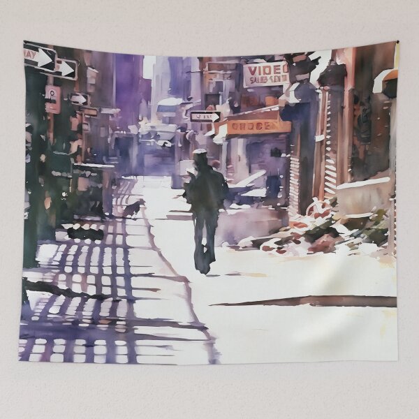 Artikelvorschau, Einsame Gasse entworfen und verkauft von RCWatercolours.