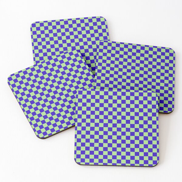 Item preview, Blue and Green Chequered Pattern designed and sold by Jeallan Designs.