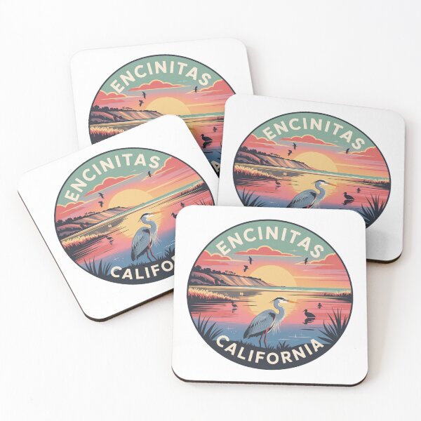 Item preview, Encinitas California: Heron Sunset designed and sold by CircinusStore.
