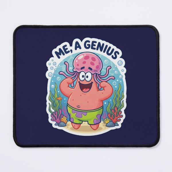 Item preview, Me A Genius - Funny Underwater Starfish designed and sold by Tablotique.